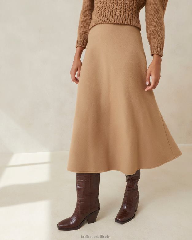 Loeffler Randall Frauen Charissa-Kreisrock RHV8H219 Kamel Kleidung