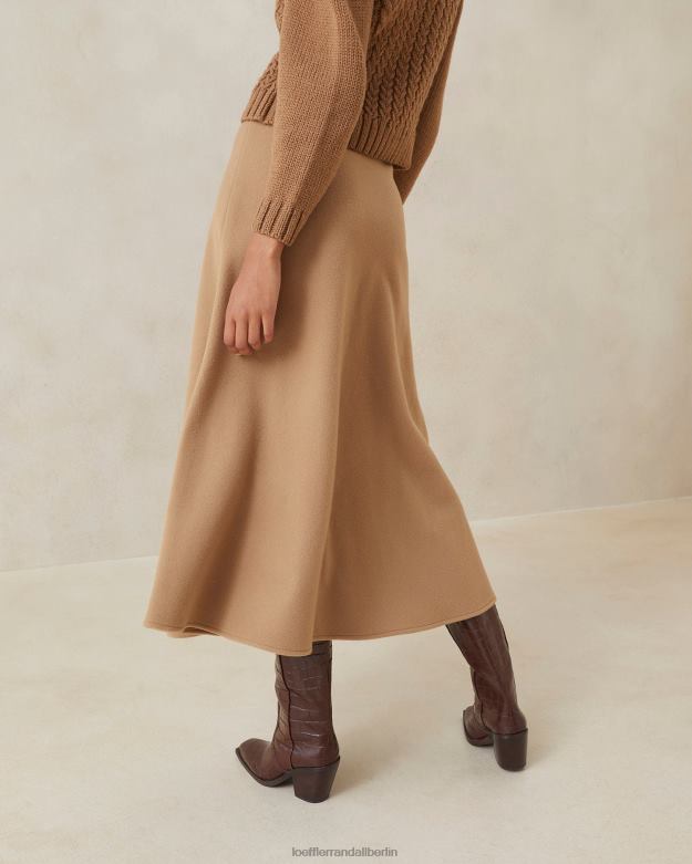 Loeffler Randall Frauen Charissa-Kreisrock RHV8H219 Kamel Kleidung