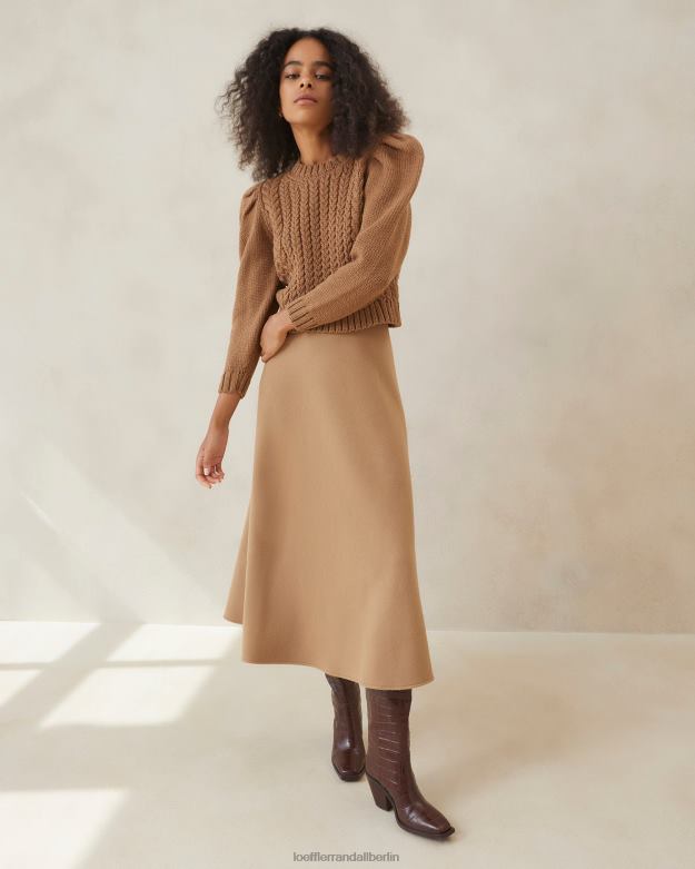 Loeffler Randall Frauen Charissa-Kreisrock RHV8H219 Kamel Kleidung