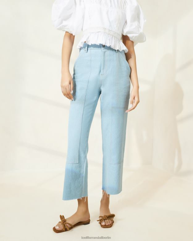 Loeffler Randall Frauen Roy Carpenter Hose RHV8H216 leichter Denim Kleidung