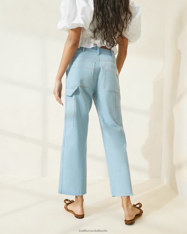Loeffler Randall Frauen Roy Carpenter Hose RHV8H216 leichter Denim Kleidung