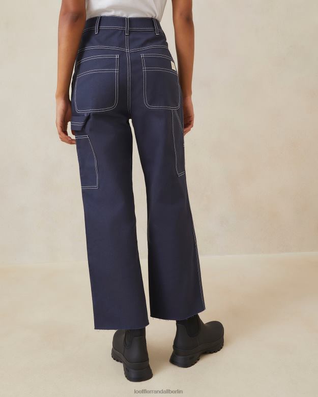 Loeffler Randall Frauen Roy Carpenter Hose RHV8H221 Marine Kleidung