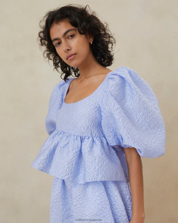 Loeffler Randall Frauen Jessalyn Steppoberteil RHV8H250 Blau Kleidung