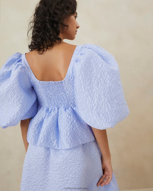 Loeffler Randall Frauen Jessalyn Steppoberteil RHV8H250 Blau Kleidung