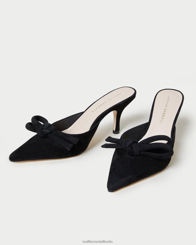 Loeffler Randall Frauen Amyra Bow Kitten Mule RHV8H57 Schwarz Schuhe