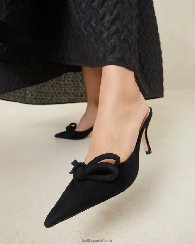 Loeffler Randall Frauen Amyra Bow Kitten Mule RHV8H57 Schwarz Schuhe