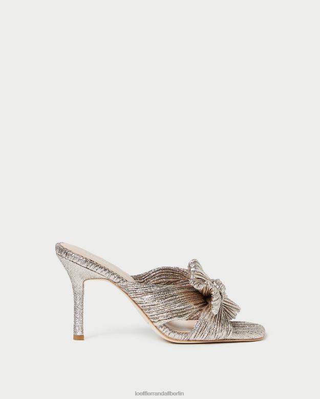 Loeffler Randall Frauen Claudia plissierte Schleife-Mule RHV8H94 Sekt Schuhe