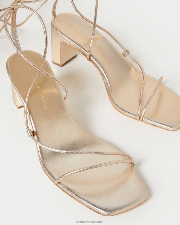 Loeffler Randall Frauen Cosette-Knöchelwickelabsatz RHV8H37 Sekt Schuhe