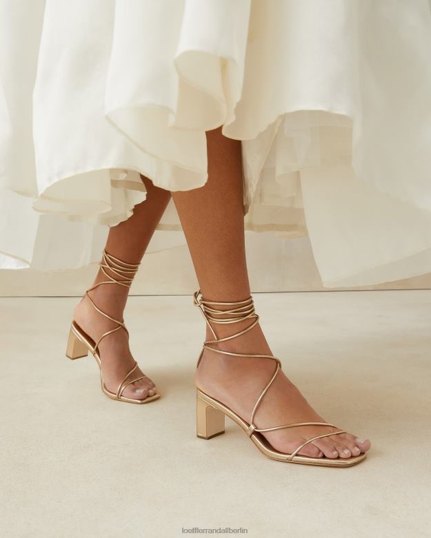 Loeffler Randall Frauen Cosette-Knöchelwickelabsatz RHV8H37 Sekt Schuhe