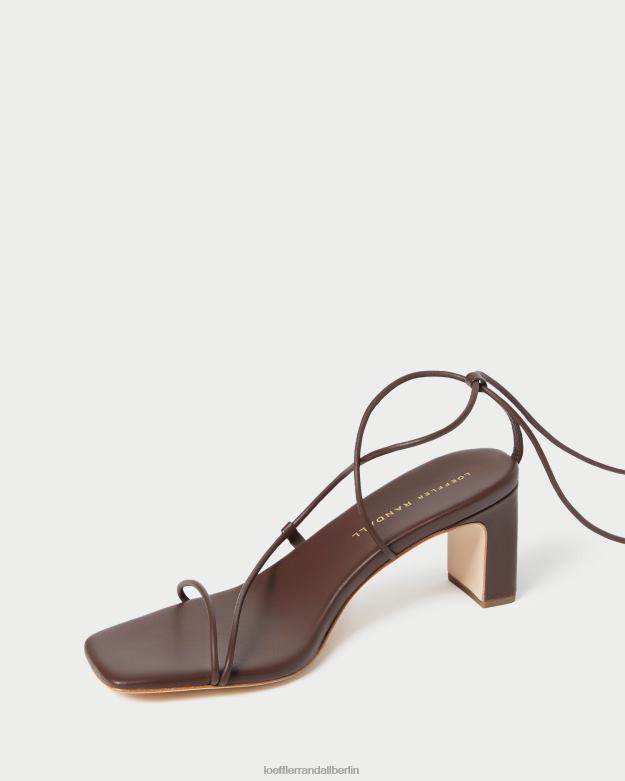 Loeffler Randall Frauen Cosette-Knöchelwickelabsatz RHV8H86 Schokolade Schuhe