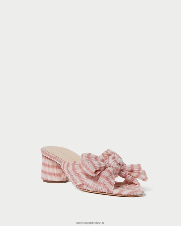 Loeffler Randall Frauen Emilia-Schleifenabsatz RHV8H79 zartrosa Gingham Schuhe