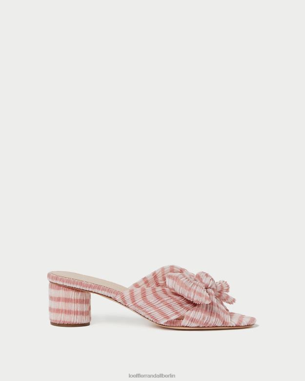 Loeffler Randall Frauen Emilia-Schleifenabsatz RHV8H79 zartrosa Gingham Schuhe