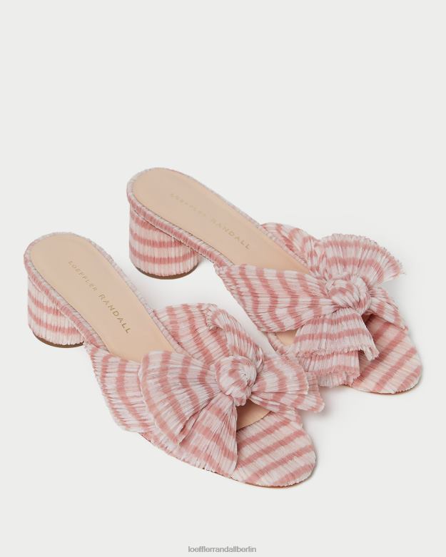 Loeffler Randall Frauen Emilia-Schleifenabsatz RHV8H79 zartrosa Gingham Schuhe