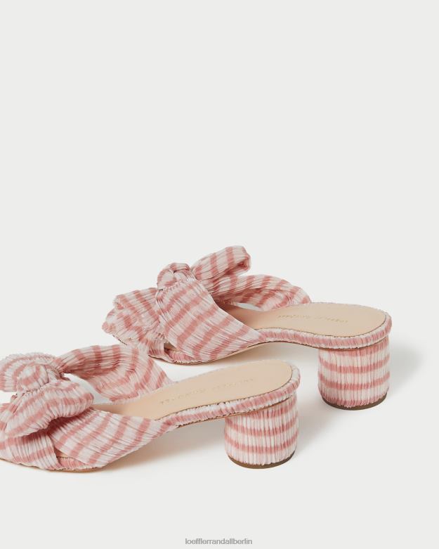 Loeffler Randall Frauen Emilia-Schleifenabsatz RHV8H79 zartrosa Gingham Schuhe