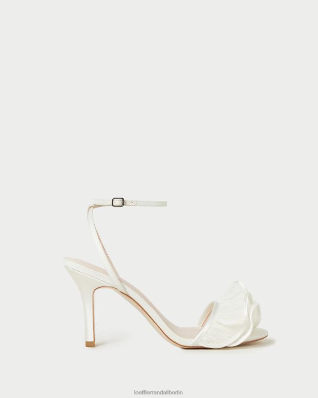 Loeffler Randall Frauen Estella-Sandale mit Rüschen und Absatz RHV8H42 Perle Schuhe
