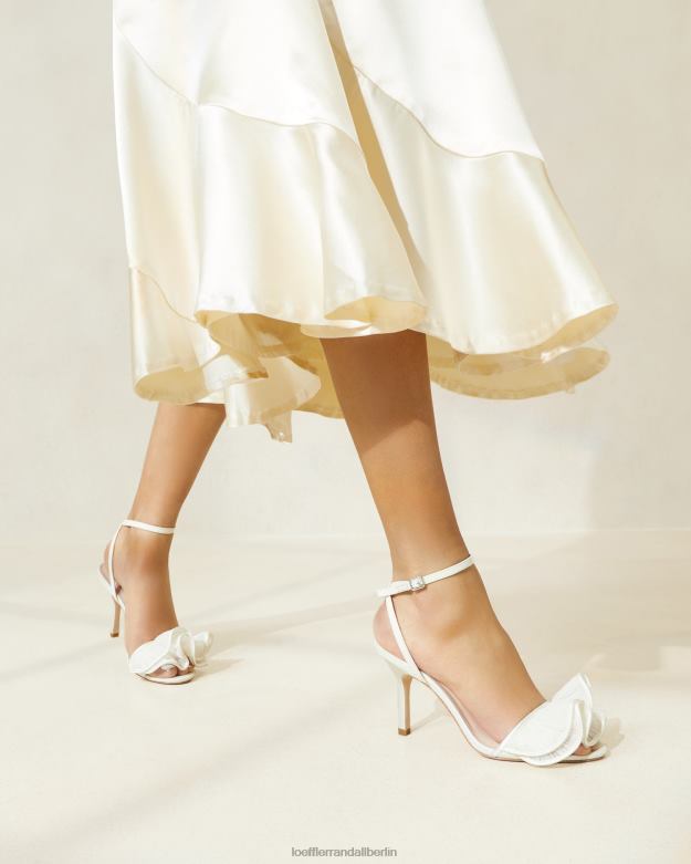 Loeffler Randall Frauen Estella-Sandale mit Rüschen und Absatz RHV8H42 Perle Schuhe