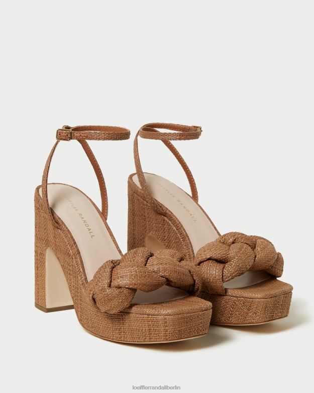 Loeffler Randall Frauen Fae-Plateauabsatz RHV8H56 braun Schuhe