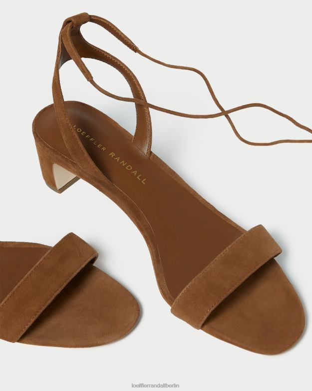 Loeffler Randall Frauen Jackie-Sandale mit mittelhohem Absatz RHV8H87 Kakao Schuhe