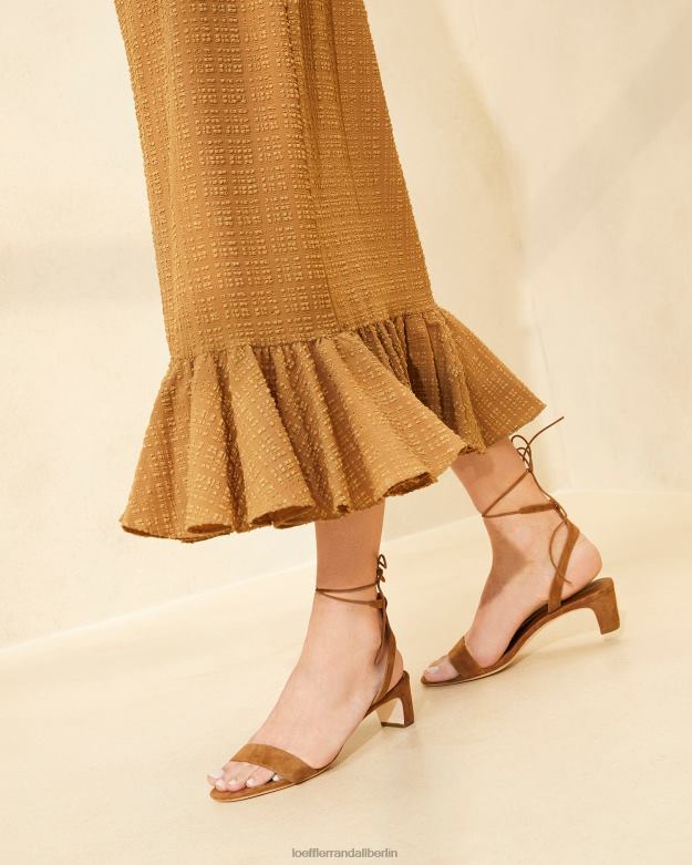 Loeffler Randall Frauen Jackie-Sandale mit mittelhohem Absatz RHV8H87 Kakao Schuhe