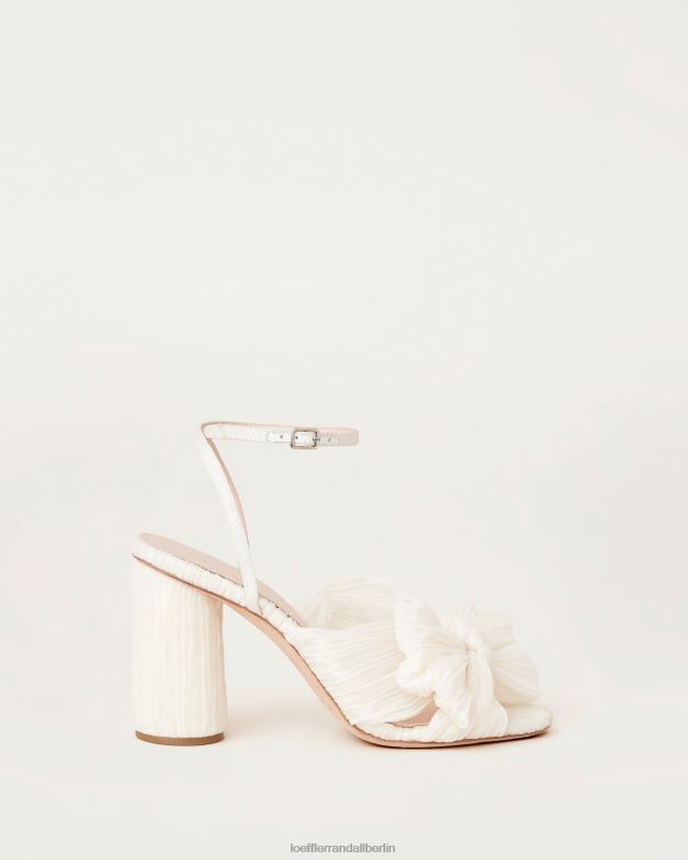 Loeffler Randall Frauen Kamelien-Faltenschleifenabsatz RHV8H1 vegane Perle Schuhe