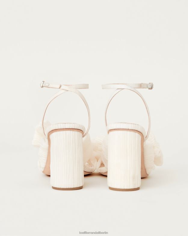 Loeffler Randall Frauen Kamelien-Faltenschleifenabsatz RHV8H1 vegane Perle Schuhe