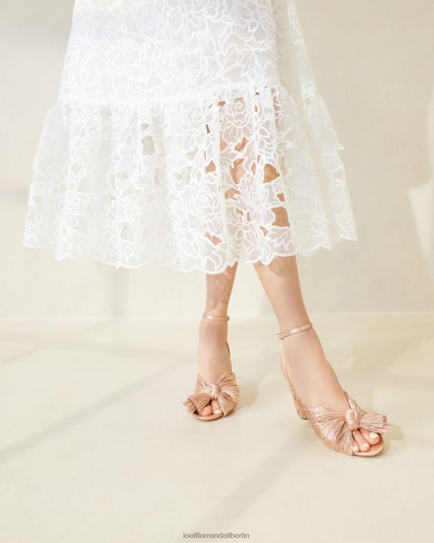 Loeffler Randall Frauen Kamelien-Faltenschleifenabsatz RHV8H72 Düne Schuhe