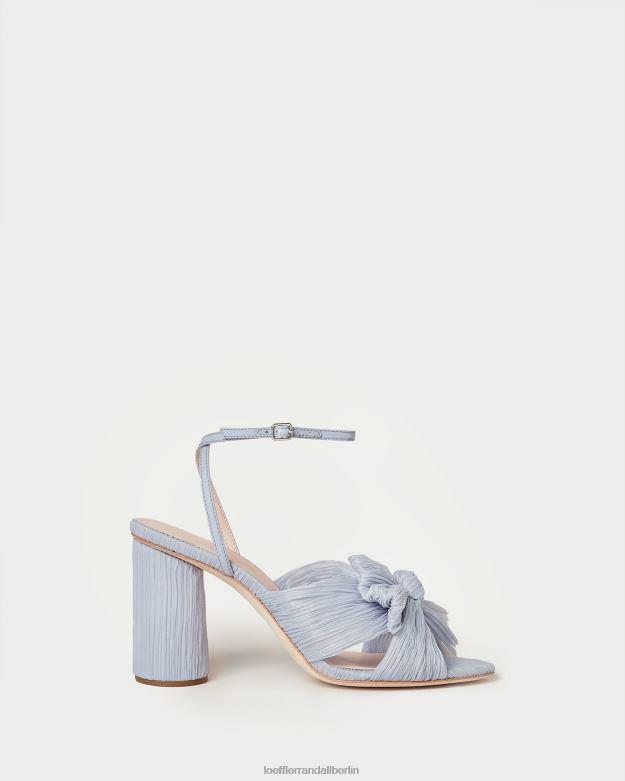 Loeffler Randall Frauen Kamelien-Faltenschleifenabsatz RHV8H7 Blau Schuhe