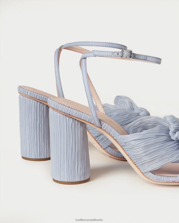 Loeffler Randall Frauen Kamelien-Faltenschleifenabsatz RHV8H7 Blau Schuhe