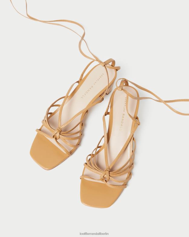 Loeffler Randall Frauen Lola-Knoten-Schnürschuh mit mittlerem Absatz RHV8H97 Honig Schuhe