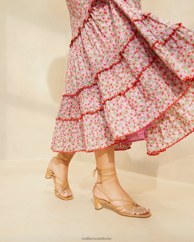 Loeffler Randall Frauen Lola-Knoten-Schnürschuh mit mittlerem Absatz RHV8H97 Honig Schuhe