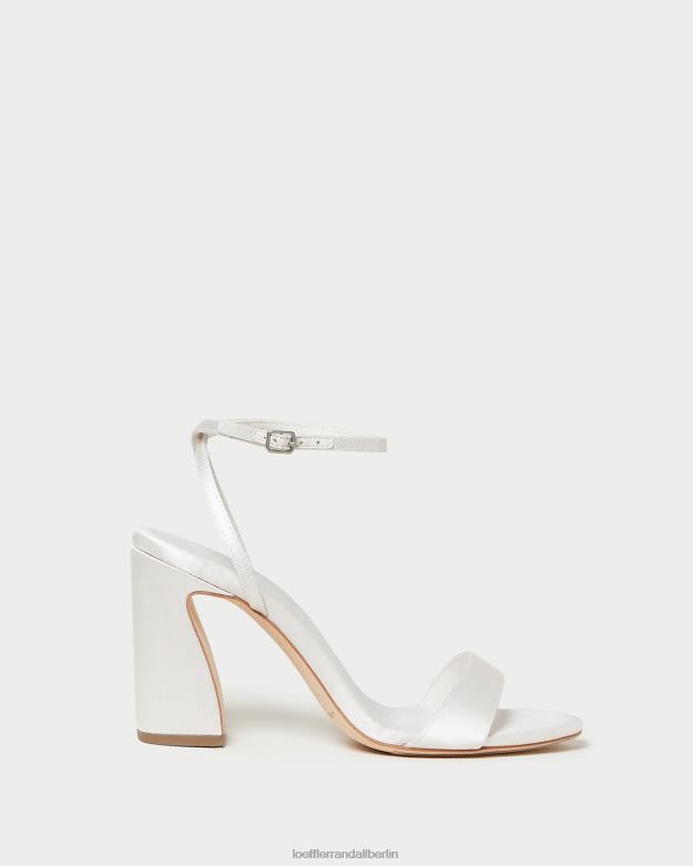 Loeffler Randall Frauen Malia-Sandale mit gebogenem Absatz RHV8H45 Creme Schuhe