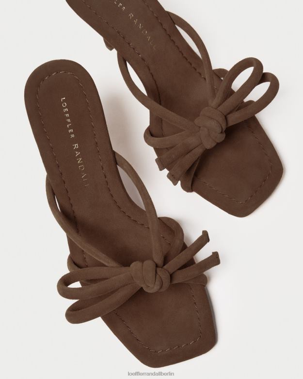 Loeffler Randall Frauen Margi-Schleifenabsatz RHV8H46 Kakao Schuhe