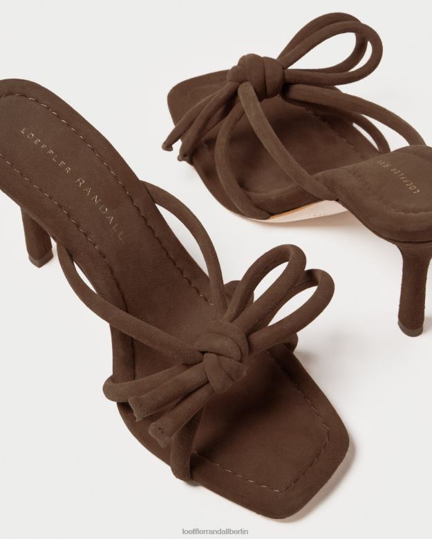Loeffler Randall Frauen Margi-Schleifenabsatz RHV8H46 Kakao Schuhe