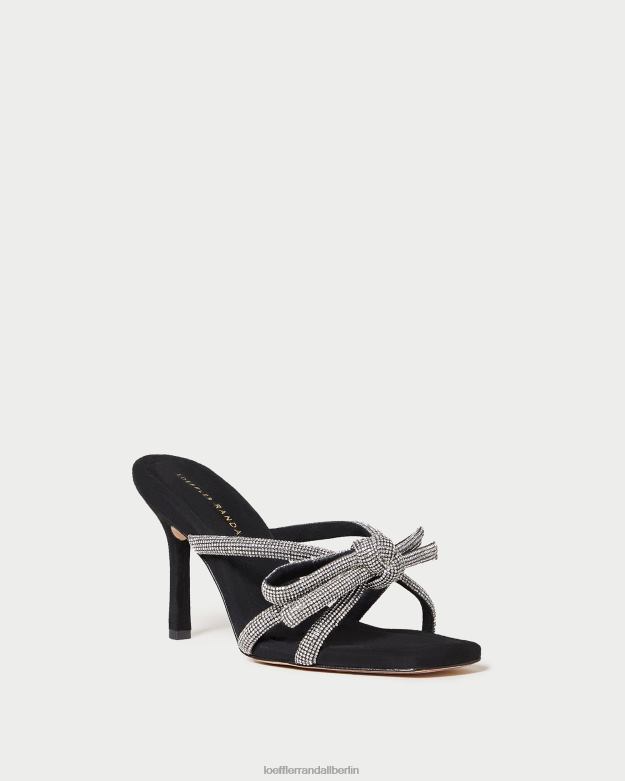 Loeffler Randall Frauen Margi Wildleder-Schleifenabsatz RHV8H71 Schwarz Schuhe