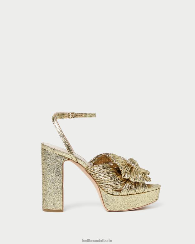 Loeffler Randall Frauen Natalia Plateau-Schleifenabsatz RHV8H89 oro Schuhe