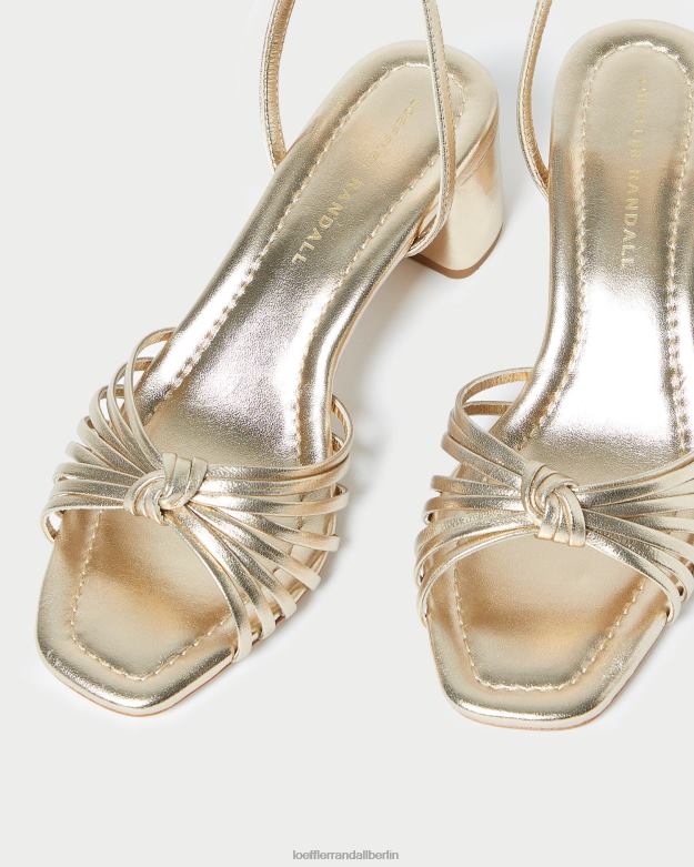 Loeffler Randall Frauen Olivia-Knoten in der Mitte des Absatzes RHV8H51 Sekt Schuhe