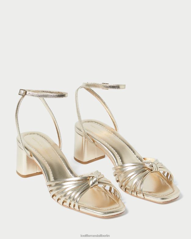 Loeffler Randall Frauen Olivia-Knoten in der Mitte des Absatzes RHV8H51 Sekt Schuhe