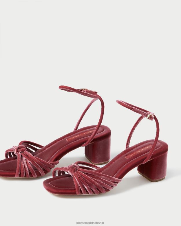 Loeffler Randall Frauen Olivia-Knoten in der Mitte des Absatzes RHV8H80 Teerose Schuhe