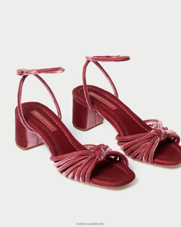 Loeffler Randall Frauen Olivia-Knoten in der Mitte des Absatzes RHV8H80 Teerose Schuhe