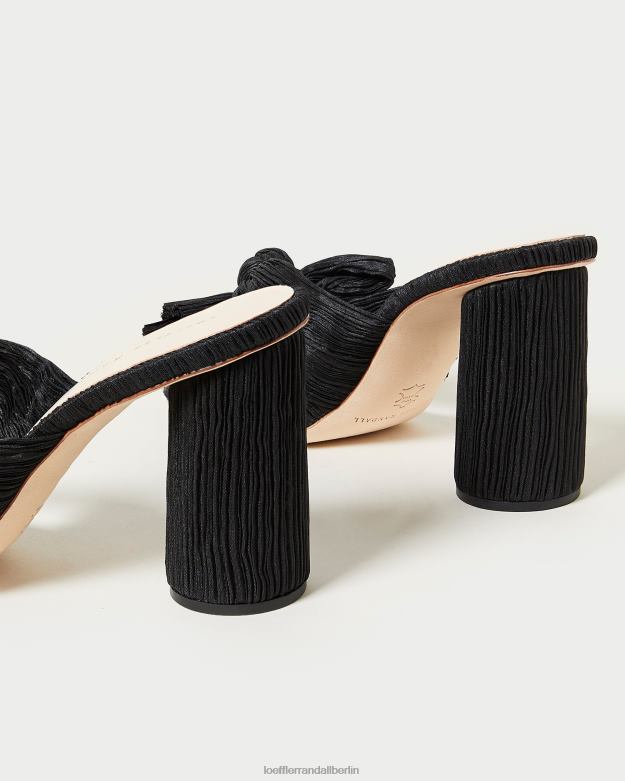 Loeffler Randall Frauen Penny-Faltenschleifenabsatz RHV8H43 Schwarz Schuhe