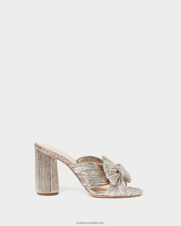 Loeffler Randall Frauen Penny-Faltenschleifenabsatz RHV8H69 Sekt Schuhe