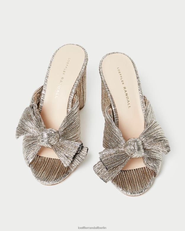 Loeffler Randall Frauen Penny-Faltenschleifenabsatz RHV8H69 Sekt Schuhe