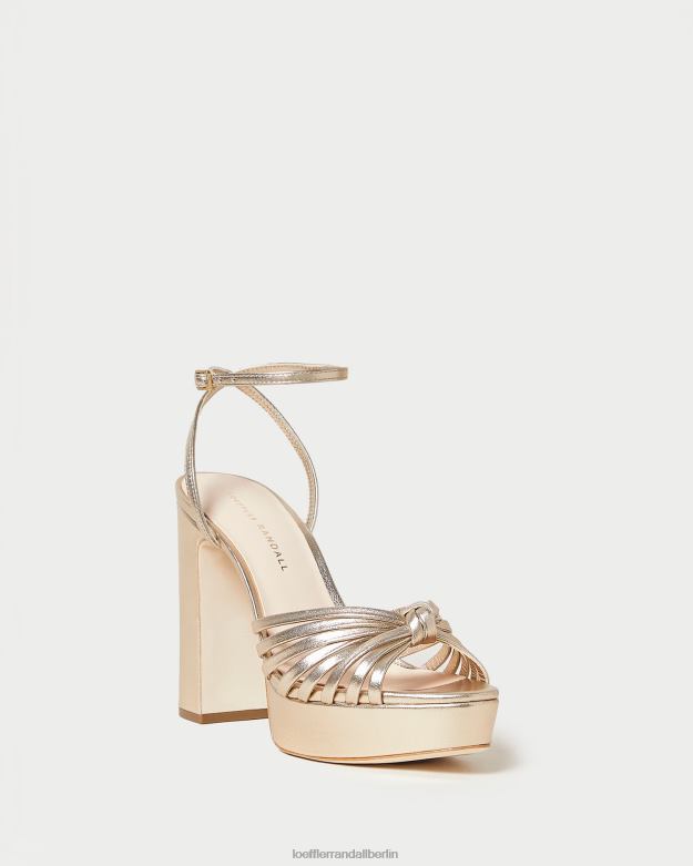 Loeffler Randall Frauen Rivka-Knoten-Plateausandale RHV8H27 Sekt Schuhe