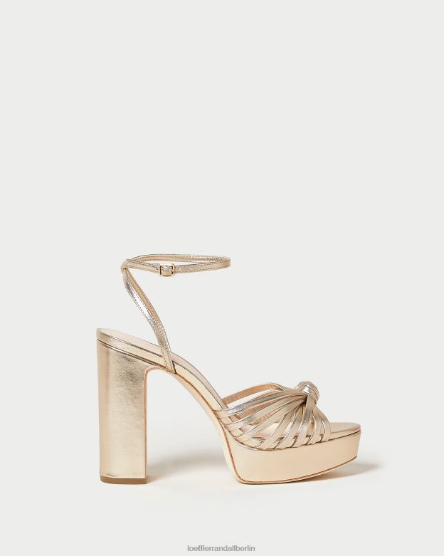 Loeffler Randall Frauen Rivka-Knoten-Plateausandale RHV8H27 Sekt Schuhe