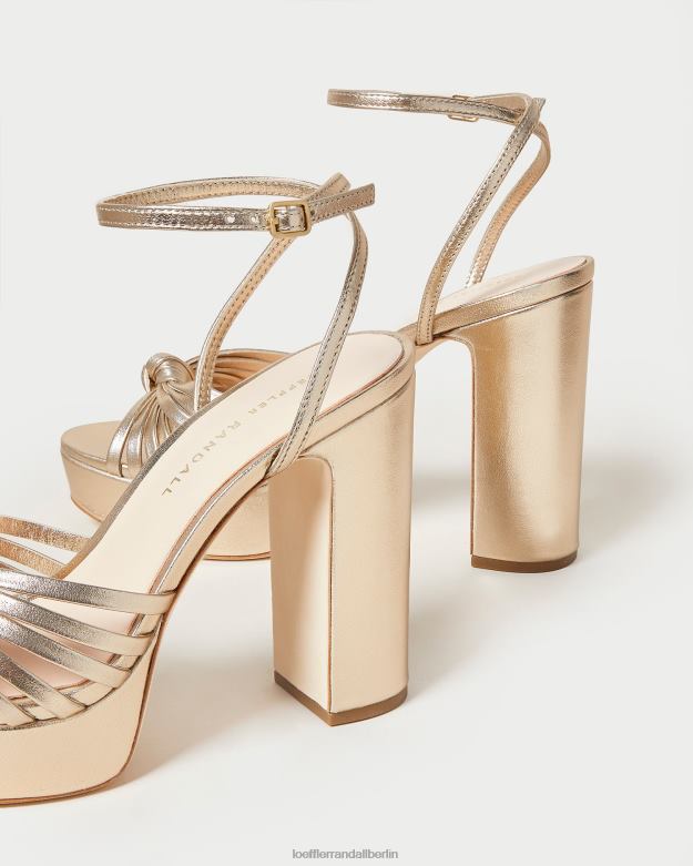 Loeffler Randall Frauen Rivka-Knoten-Plateausandale RHV8H27 Sekt Schuhe