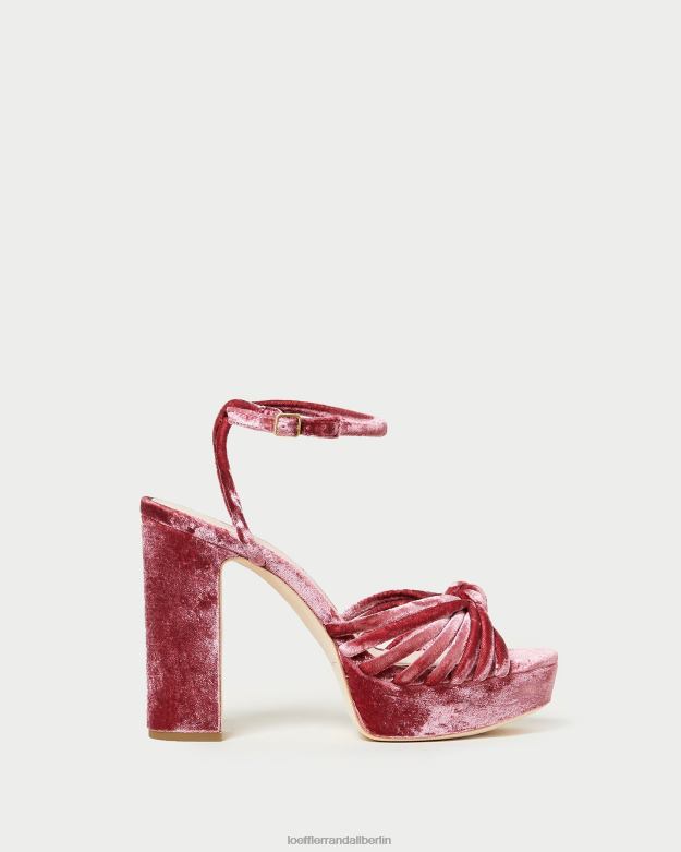 Loeffler Randall Frauen Rivka-Knoten-Plateausandale RHV8H48 Teerose Schuhe