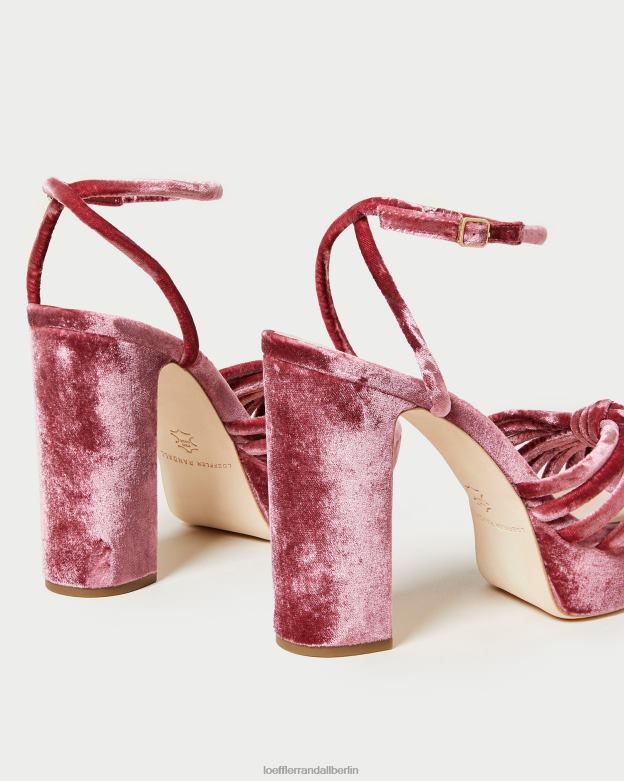 Loeffler Randall Frauen Rivka-Knoten-Plateausandale RHV8H48 Teerose Schuhe