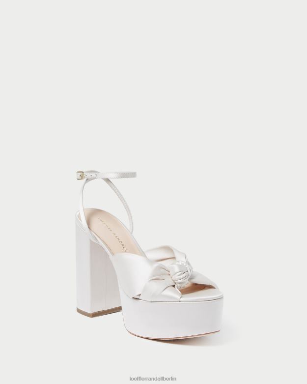 Loeffler Randall Frauen Roz-Knoten-Plattform RHV8H47 Creme Schuhe