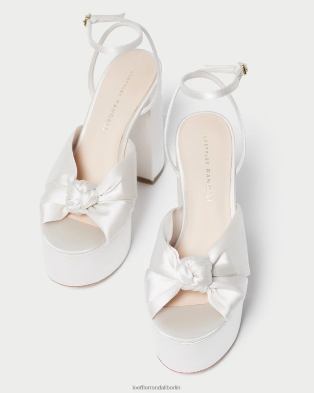 Loeffler Randall Frauen Roz-Knoten-Plattform RHV8H47 Creme Schuhe