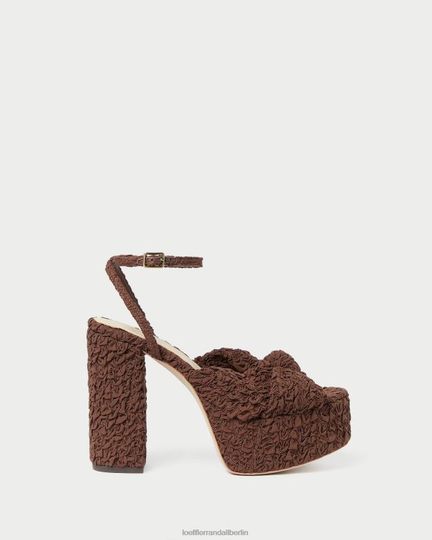 Loeffler Randall Frauen Roz-Knoten-Plattform RHV8H92 Kakao Schuhe